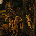 A Hunting Scene Painting by Piero di Cosimo