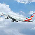 American Airlines Boeing 777 Digital Art by Airpower Art American Airlines Boeing 777 Digital Art by Airpower Art