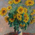 Bouquet of Sunflowers Painting by Claude Monet Bouquet of Sunflowers Painting by Claude Monet