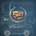 Cadillac 3 D Badge over Cadillac Escalade Blueprint Photograph by Serge Averbukh Cadillac 3 D Badge over Cadillac Escalade Blueprint Photograph by Serge Averbukh