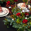 Christmas table Photograph by Ariadna De Raadt Christmas table Photograph by Ariadna De Raadt