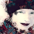 Flower Girl Digital Art by Pennie McCracken Flower Girl Digital Art by Pennie McCracken