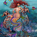 Mermaid Digital Art by Kevin Middleton Mermaid Digital Art by Kevin Middleton