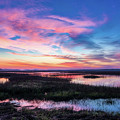 Oak Island Marsh Sunrise Photograph by Nick Noble Oak Island Marsh Sunrise Photograph by Nick Noble