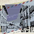 stylish retro postcard of Porto Digital Art by Ariadna De Raadt stylish retro postcard of Porto Digital Art by Ariadna De Raadt