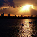 Sunset Over Miami Photograph by Phil Perkins Sunset Over Miami Photograph by Phil Perkins