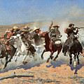 A Dash for the Timber Photograph by Frederic Remington A Dash for the Timber Photograph by Frederic Remington