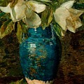 Childe Hassam Painting by Giant Magnolias Childe Hassam Painting by Giant Magnolias