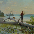 The Trapper Painting by Winslow Homer The Trapper Painting by Winslow Homer