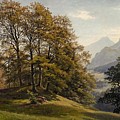 Wooded Landscape Painting by MotionAge Designs Wooded Landscape Painting by MotionAge Designs