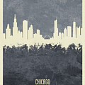 Chicago Illinois Skyline Digital Art by Michael Tompsett Chicago Illinois Skyline Digital Art by Michael Tompsett