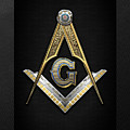 3rd Degree Mason - Master Mason Jewel on Black Canvas Digital Art by Serge Averbukh 3rd Degree Mason - Master Mason Jewel on Black Canvas Digital Art by Serge Averbukh