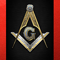 3rd Degree Mason - Master Mason Jewel on Red and Black Canvas Digital Art by Serge Averbukh 3rd Degree Mason - Master Mason Jewel on Red and Black Canvas Digital Art by Serge Averbukh
