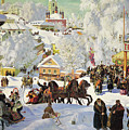 Maslenitsa Painting by Boris Kustodiev Maslenitsa Painting by Boris Kustodiev
