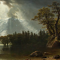 Passing Storm Over The Sierra Nevadas #4 Painting by Albert Bierstadt