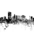 Toledo Ohio Skyline Digital Art by Michael Tompsett Toledo Ohio Skyline Digital Art by Michael Tompsett