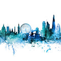 London England Skyline Digital Art by Michael Tompsett London England Skyline Digital Art by Michael Tompsett
