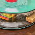 45 RPM Record in Play Mode Photograph by Gary Slawsky 45 RPM Record in Play Mode Photograph by Gary Slawsky