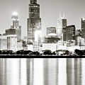Chicago Skyline at Night by Paul Velgos Chicago Skyline at Night by Paul Velgos