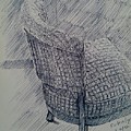 A chair in Starbucks Drawing by Sukalya Chearanantana A chair in Starbucks Drawing by Sukalya Chearanantana