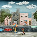 A great rainy day Painting by Graciela Bello A great rainy day Painting by Graciela Bello