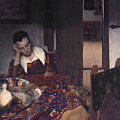 A Maid Asleep by Jan Vermeer A Maid Asleep by Jan Vermeer
