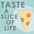 A Slice of Life Mixed Media by Linda Woods A Slice of Life Mixed Media by Linda Woods