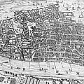 A view of London in the Sixteenth Century Drawing by English School