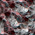 Abstract In Black And Red by Ron Bissett Abstract In Black And Red by Ron Bissett