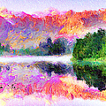 Abstract Landscape 0743 Mixed Media by Rafael Salazar Abstract Landscape 0743 Mixed Media by Rafael Salazar
