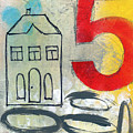 Abstract Landscape Painting by Linda Woods Abstract Landscape Painting by Linda Woods