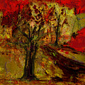 Abstract Tree Painting by Julie Lueders Abstract Tree Painting by Julie Lueders