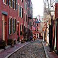 Acorn Street Beacon Hill by Wayne Marshall Chase Acorn Street Beacon Hill by Wayne Marshall Chase