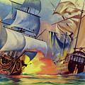 Admiral Hood's Fleet In The West Indies by Ron Embleton Admiral Hood's Fleet In The West Indies by Ron Embleton