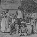 African American Slave Family Framed Print by Everett