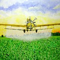 Air Tractor Crop Duster Painting by Karl Wagner Air Tractor Crop Duster Painting by Karl Wagner