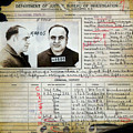Al Capone Mugshot and Criminal History Photograph by Jon Neidert Al Capone Mugshot and Criminal History Photograph by Jon Neidert