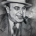 Al Capone Drawing by Ylli Haruni Al Capone Drawing by Ylli Haruni