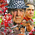 Alabama Crimson Tide Painting by Mark Spears Alabama Crimson Tide Painting by Mark Spears
