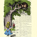 Alice in wonderland and cheshire cat Digital Art by Madame Memento Alice in wonderland and cheshire cat Digital Art by Madame Memento