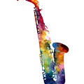 Alto Sax Painting by Hailey E Herrera Alto Sax Painting by Hailey E Herrera