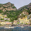 Amalfi Coast. View from the sea Photograph by Maria Rabinky Amalfi Coast. View from the sea Photograph by Maria Rabinky