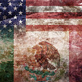 American Mexican Tattered Flag Digital Art by Az Jackson American Mexican Tattered Flag Digital Art by Az Jackson