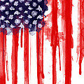 American Spatter Flag Painting by Nicklas Gustafsson American Spatter Flag Painting by Nicklas Gustafsson