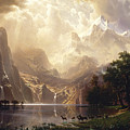 Among the Sierra Nevada Painting by Albert Bierstadt Among the Sierra Nevada Painting by Albert Bierstadt