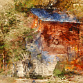 An old watermill - 12 Painting by AM FineArtPrints An old watermill - 12 Painting by AM FineArtPrints