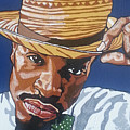 Andre Benjamin Painting by Rachel Natalie Rawlins Andre Benjamin Painting by Rachel Natalie Rawlins