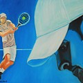 Andy Roddick Painting by Quwatha Valentine Andy Roddick Painting by Quwatha Valentine