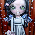 Angel Girl Painting by Abril Andrade Angel Girl Painting by Abril Andrade