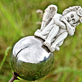 Angel on her Silver Ball Photograph by Adriana Zoon Angel on her Silver Ball Photograph by Adriana Zoon